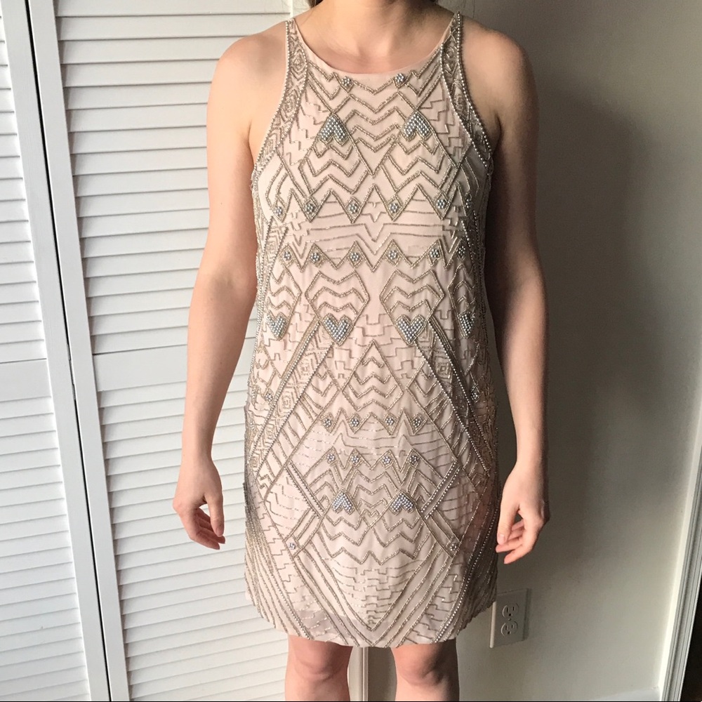 Parker Sequin Monaco Dress in Plush - Picture 3 of 7